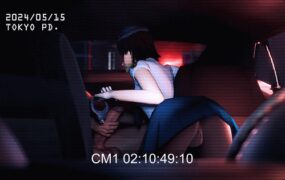 [3D/无修/CV] AmateurThrowaway 5月新作：新岛真 性感女警花被犯人反铐在警车上侵犯中出 [525M]